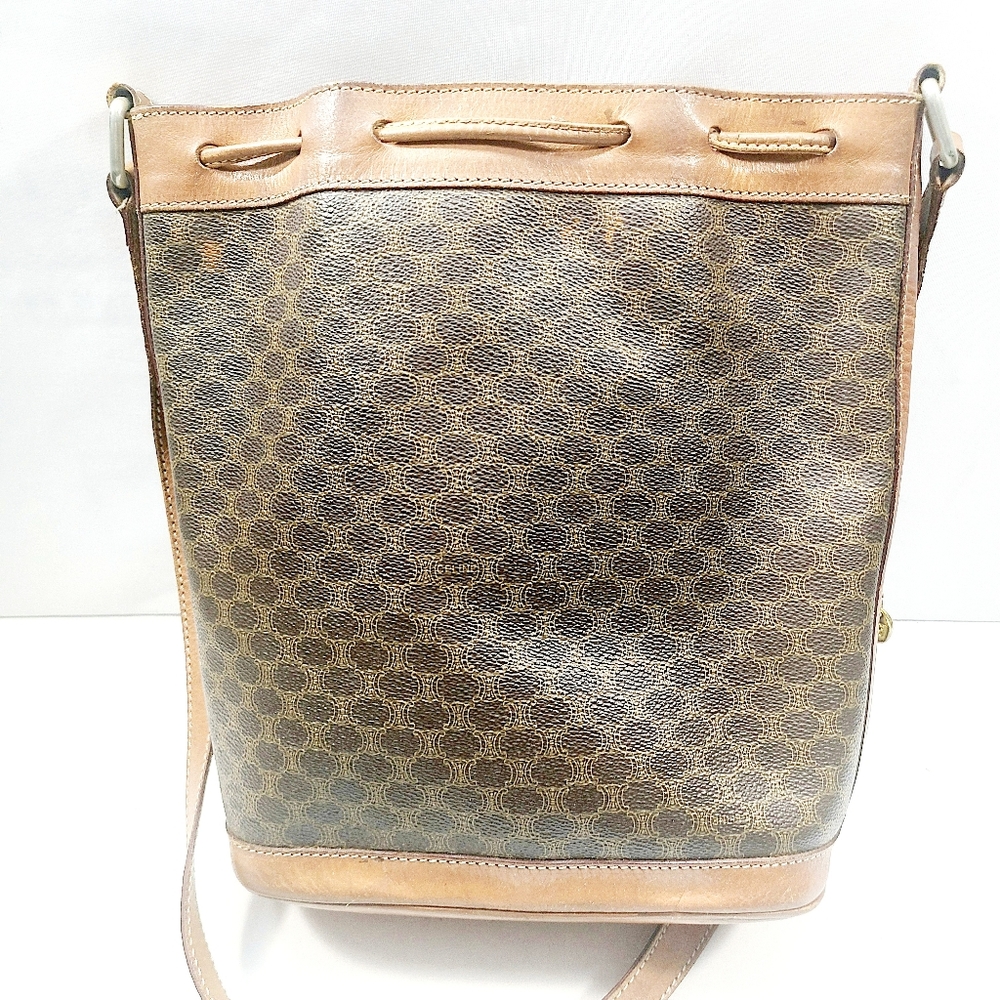 Celine Leather Drawstring Bag - Picture 3 of 8
